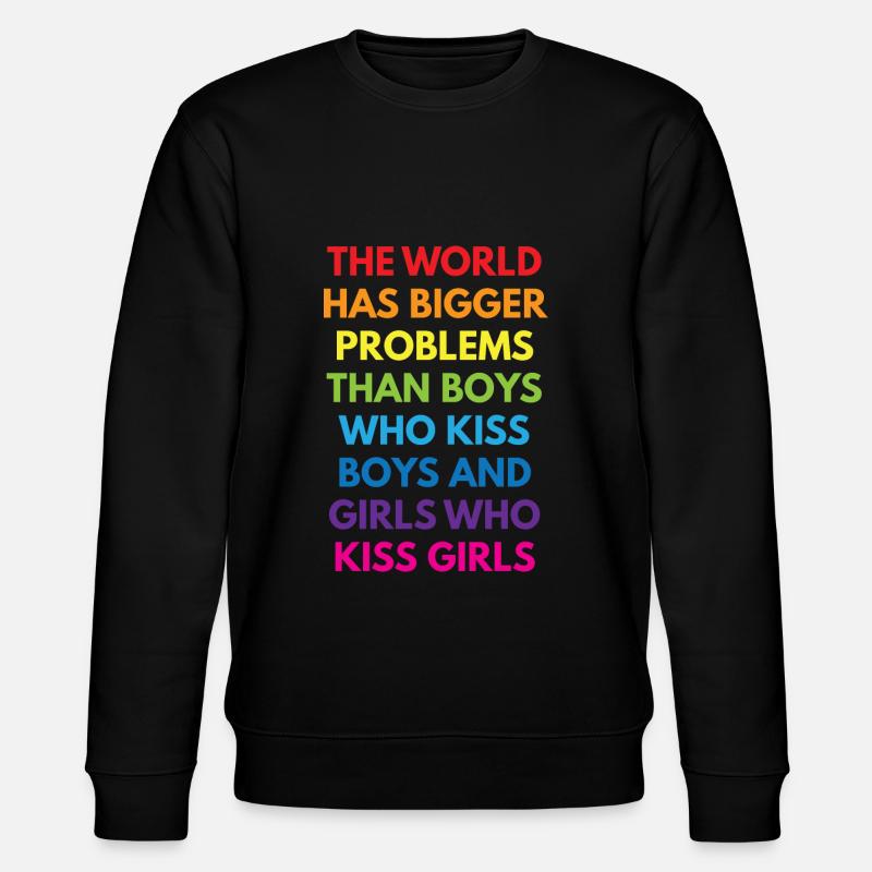 LGBTQ+ - Stanley/Stella Unisex Bio-Sweatshirt CHANGER  - Schwarz