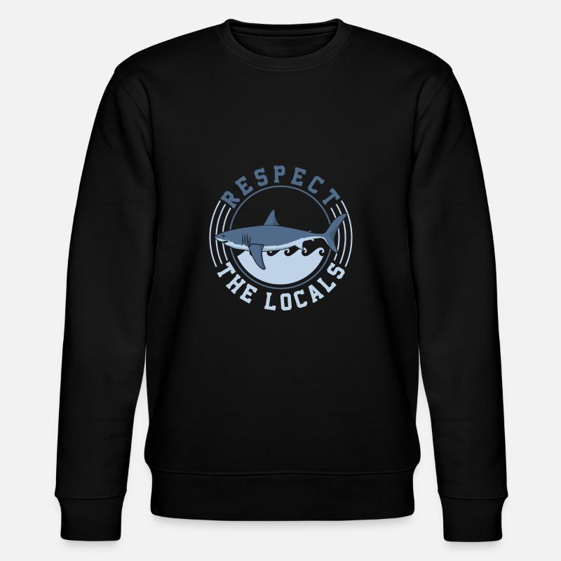 Respect The Locals - Stanley/Stella Unisex Bio-Sweatshirt CHANGER - Schwarz