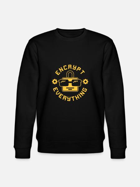 Encrypt Everything - Stanley/Stella Unisex Bio-Sweatshirt CHANGER - Schwarz