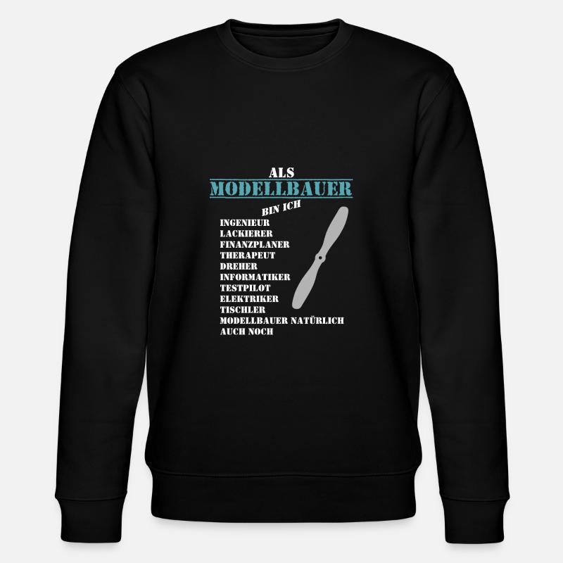 modelers - Stanley/Stella CHANGER Unisex Organic Sweatshirt - black