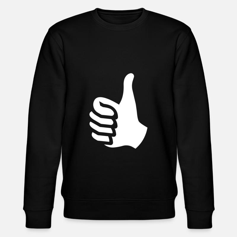 Daumen Hoch - Stanley/Stella Unisex Bio-Sweatshirt CHANGER - Schwarz