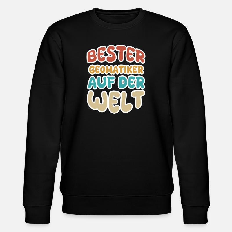Geomatiker - Stanley/Stella Unisex Bio-Sweatshirt CHANGER  - Schwarz