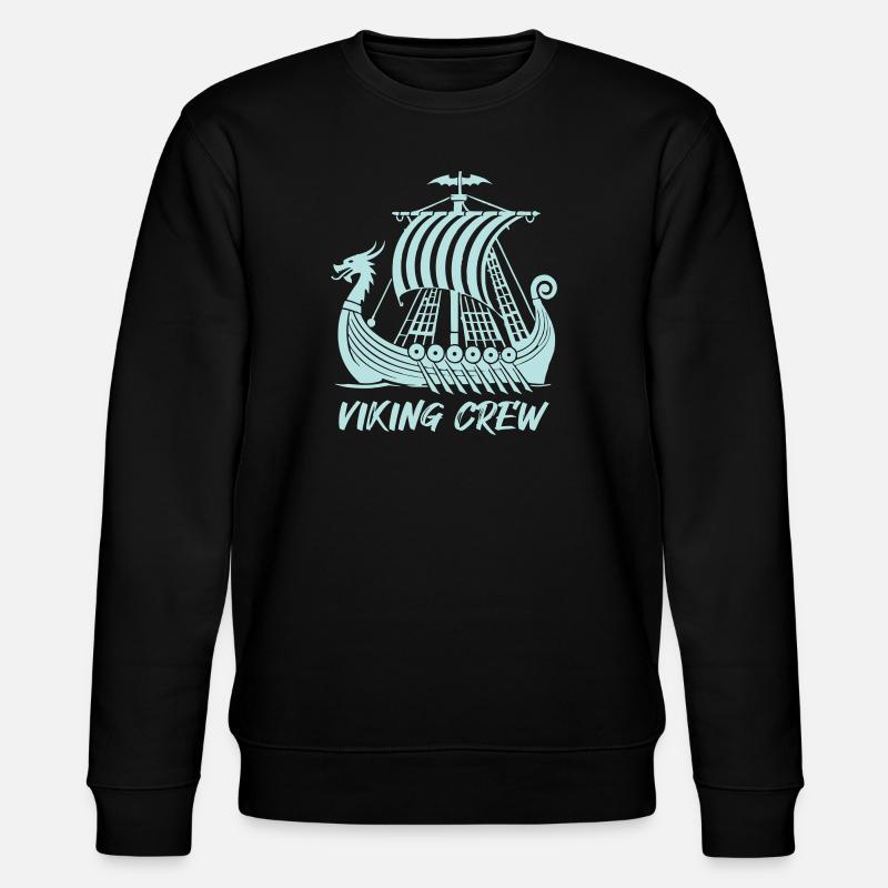 wikinger schiff viking - Stanley/Stella Unisex Bio-Sweatshirt CHANGER  - Schwarz