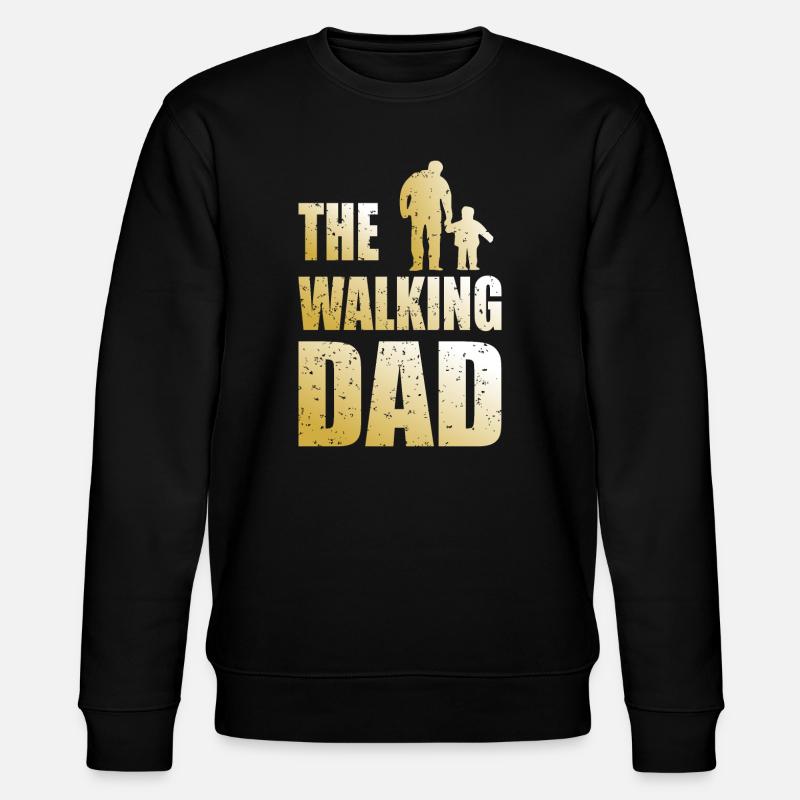 Der wandelnde Vater - Stanley/Stella Unisex Bio-Sweatshirt CHANGER  - Schwarz