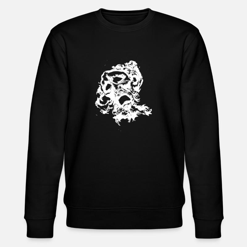 Visage blanc - Sweat bio CHANGER Stanley/Stella Unisexe - noir