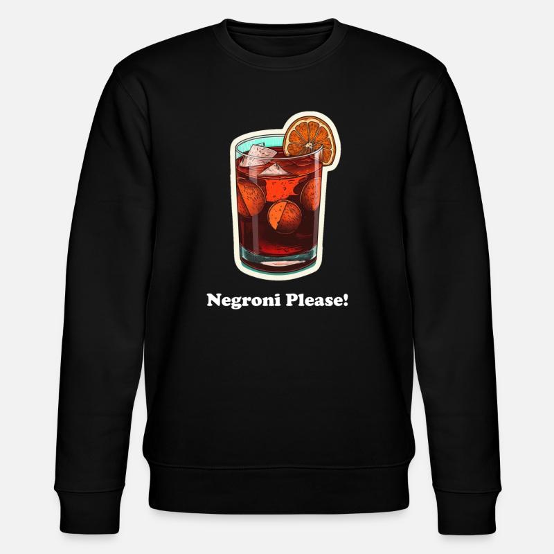 Negroni Please! - Stanley/Stella Unisex Bio-Sweatshirt CHANGER  - Schwarz
