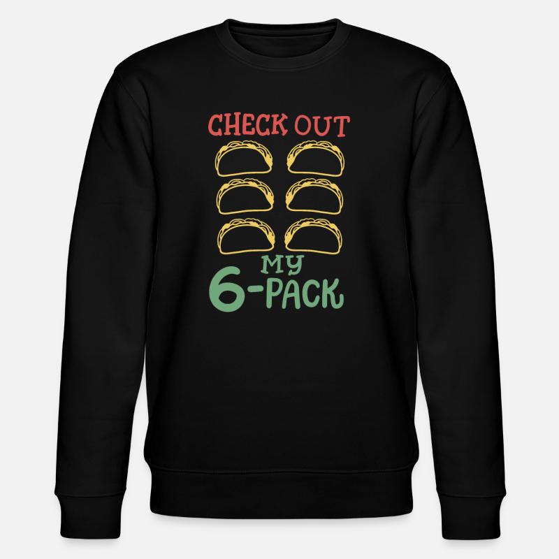 Taco Cinco de Mayo mexikanisch - Stanley/Stella Unisex Bio-Sweatshirt CHANGER  - Schwarz