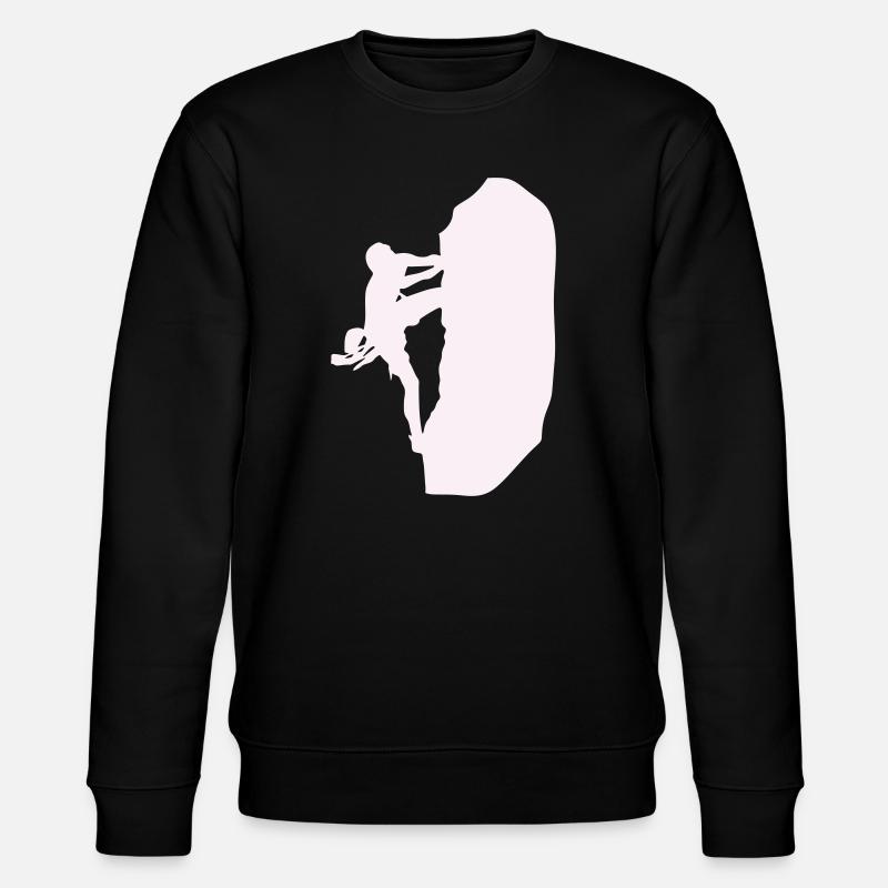 klettern_bergsteigen_silhouette- - Sweat bio CHANGER Stanley/Stella Unisexe - noir
