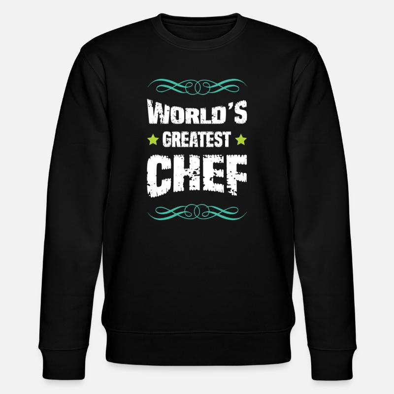 Weltbester Chef - Stanley/Stella Unisex Bio-Sweatshirt CHANGER  - Schwarz