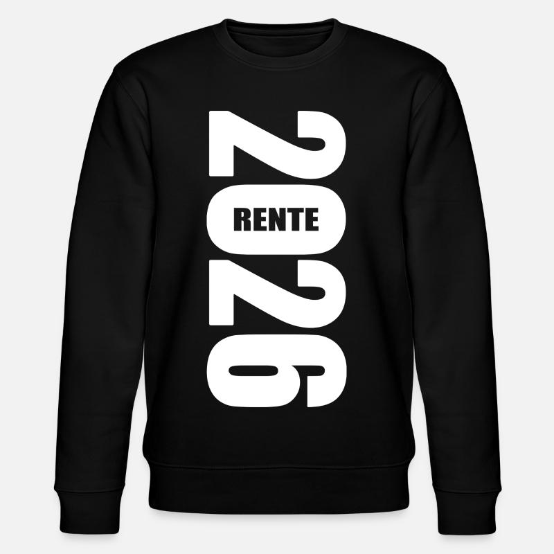 Rente 2026 - Retraite - Rente - Sweat bio CHANGER Stanley/Stella Unisexe - noir