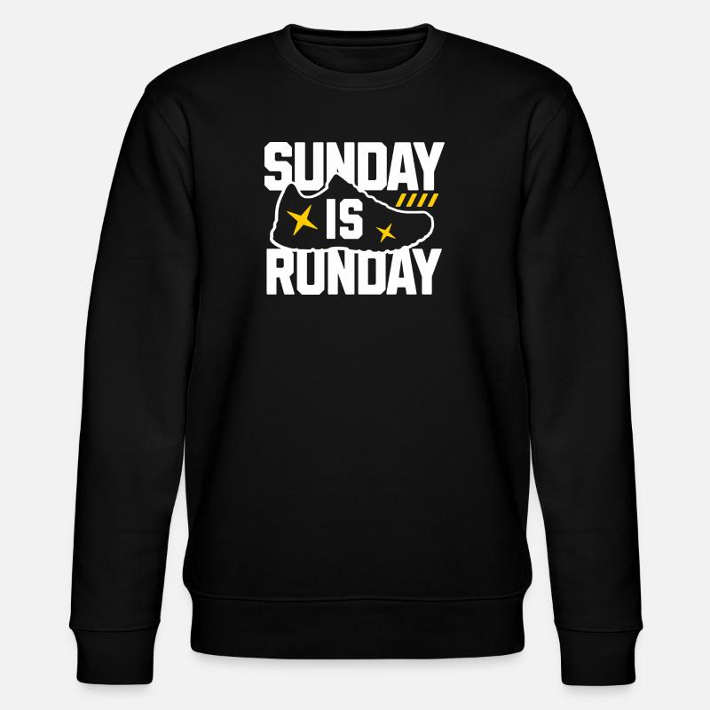 Sunday Run Day Sneaker Graphic - Stanley/Stella Unisex Bio-Sweatshirt CHANGER  - Schwarz