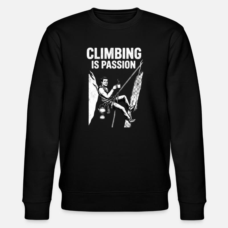 L’escalade, c’est la passion - Sweat bio CHANGER Stanley/Stella Unisexe - noir