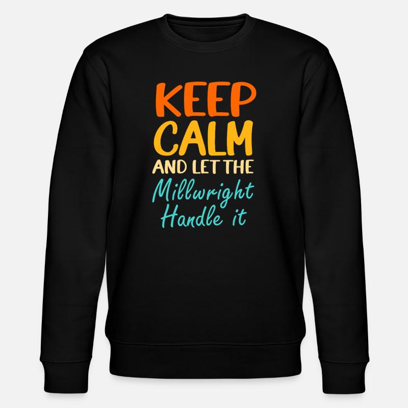 Locksmith Mechanic Mechanical Engineering CNC - Stanley/Stella CHANGER Unisex Organic Sweatshirt - black