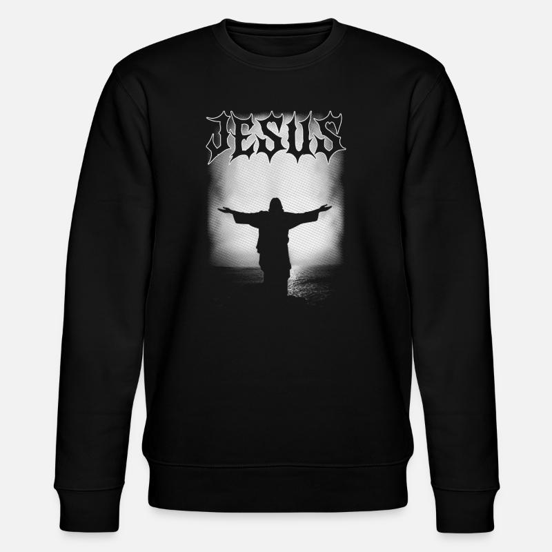 ART GRAPHIQUE DE JÉSUS - Sweat bio CHANGER Stanley/Stella Unisexe - noir