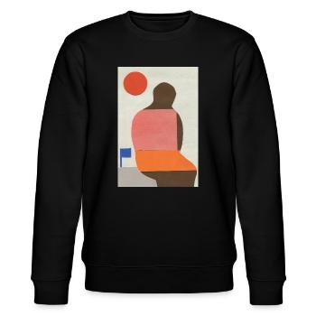 Melancholia 1 - Stanley/Stella Unisex Bio-Sweatshirt CHANGER  - Schwarz - Vorne - Nik (191cm) & Marisol (170cm)