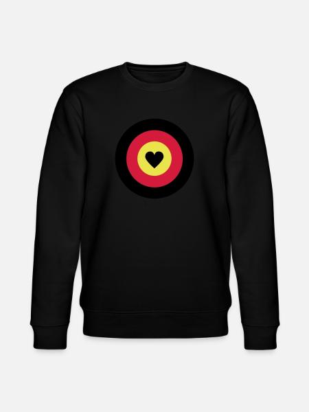 I love Germany Dartboard - Stanley/Stella CHANGER Unisex Organic Sweatshirt - black
