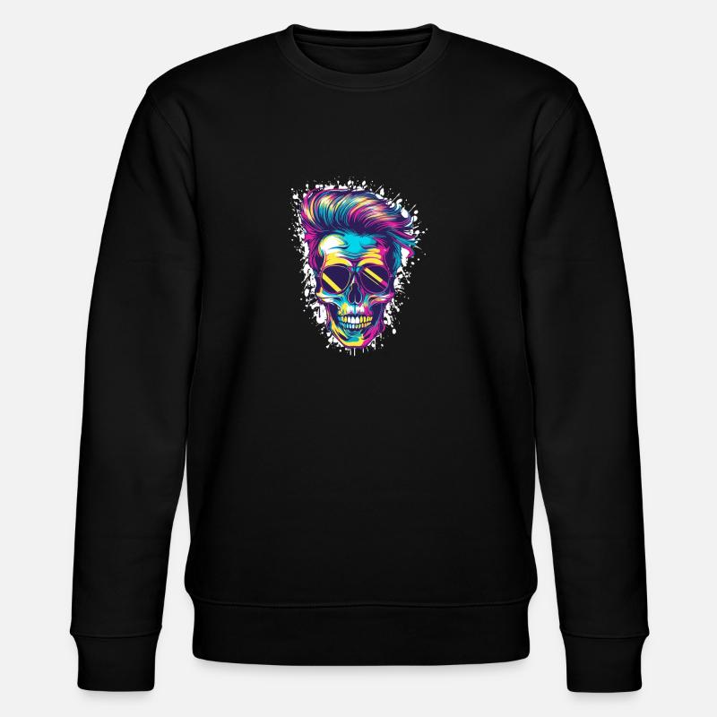 Punk Skull Party - Sweat bio CHANGER Stanley/Stella Unisexe - noir