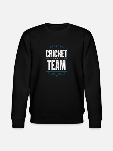 Cricket Crew - Stanley/Stella CHANGER Unisex Organic Sweatshirt - black