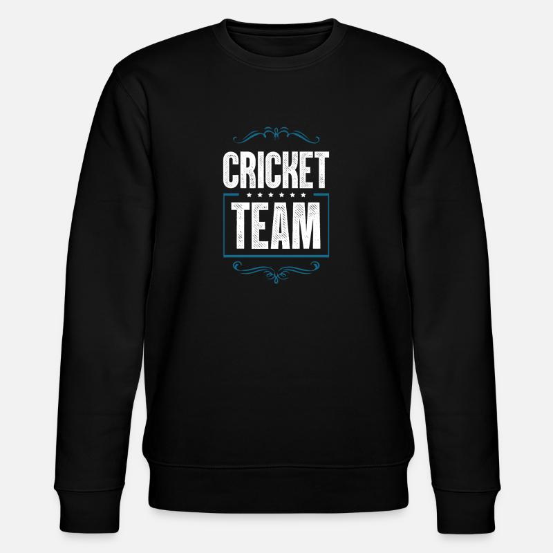 Cricket Crew - Stanley/Stella CHANGER Unisex Organic Sweatshirt - black