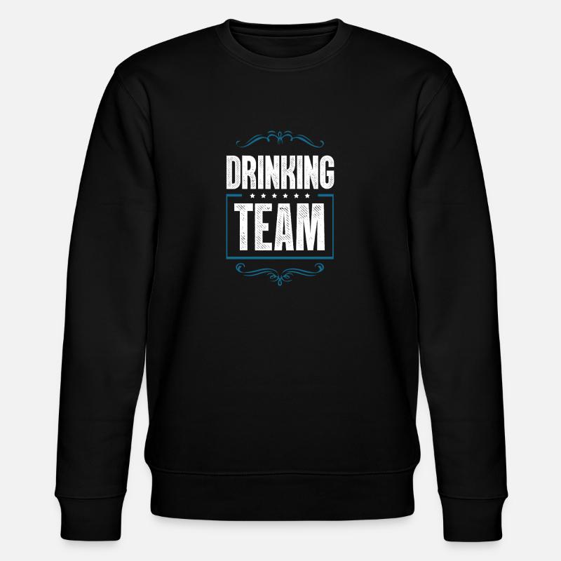 Drinking Crew - Stanley/Stella Unisex Bio-Sweatshirt CHANGER  - Schwarz