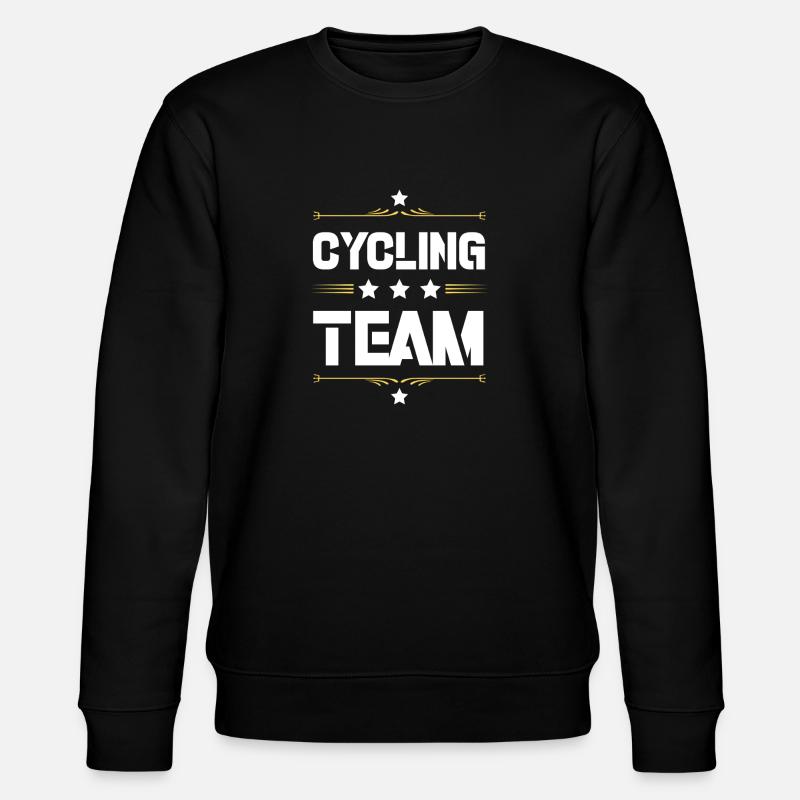 Cycling Team - Stanley/Stella Unisex Bio-Sweatshirt CHANGER  - Schwarz