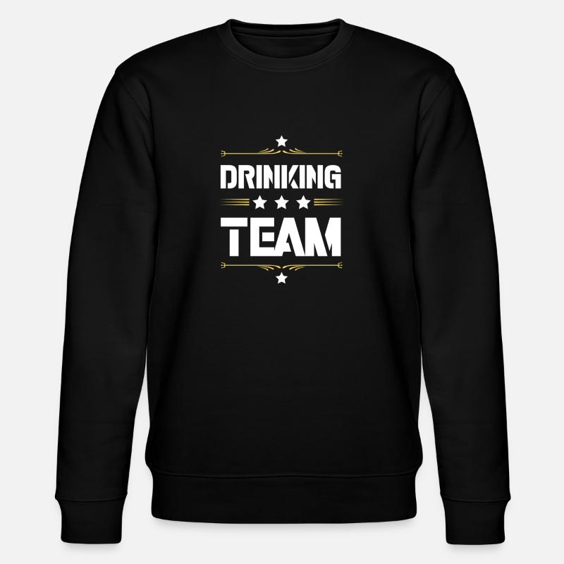 Drinking Team - Stanley/Stella CHANGER Unisex Organic Sweatshirt - black