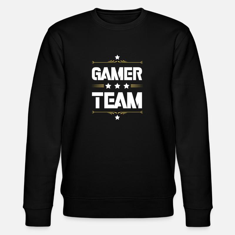 Gamer Team - Stanley/Stella Unisex Bio-Sweatshirt CHANGER - Schwarz
