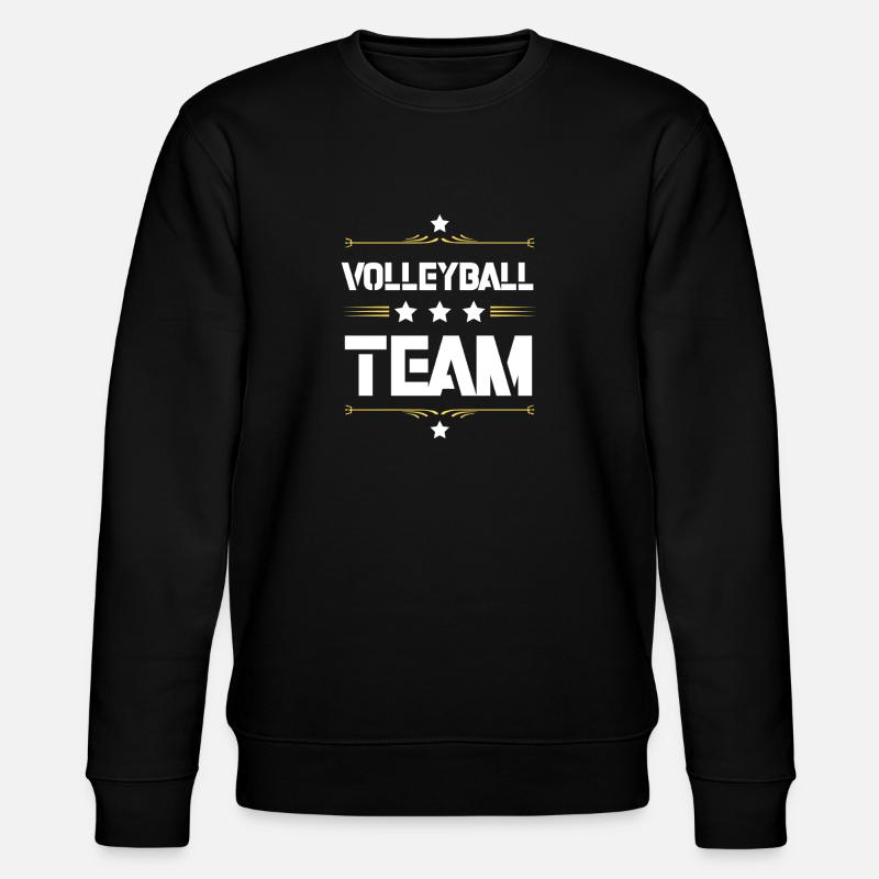 Volleyball Team - Stanley/Stella Unisex Bio-Sweatshirt CHANGER - Schwarz