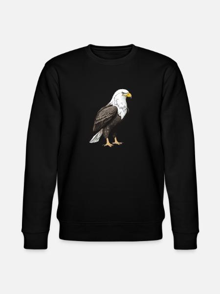Eagle Animal - Stanley/Stella CHANGER Unisex Organic Sweatshirt - black