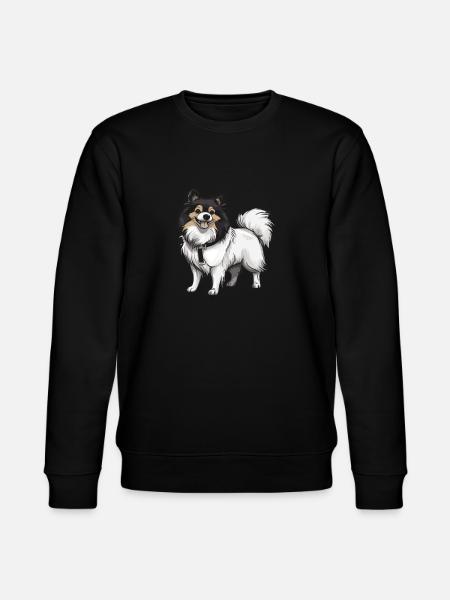 Pomeranian Dog - Stanley/Stella CHANGER Unisex Organic Sweatshirt - black