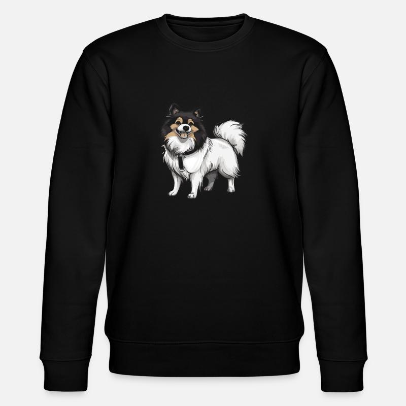Pomeranian Hund - Stanley/Stella Unisex Bio-Sweatshirt CHANGER  - Schwarz