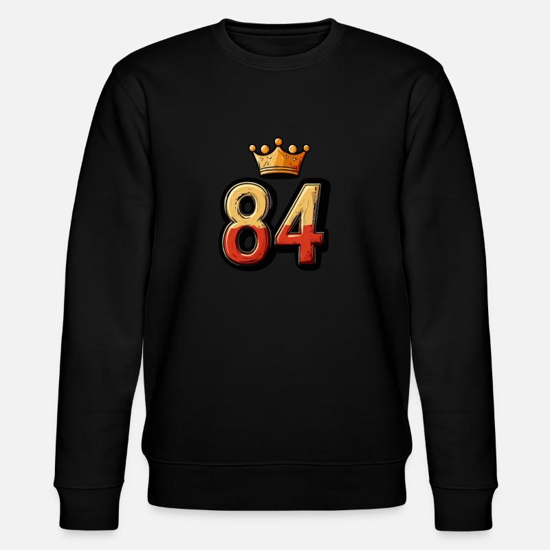 84 Number Krone - Stanley/Stella CHANGER Unisex Organic Sweatshirt - black