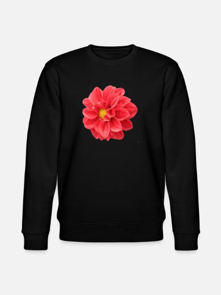 flower - Stanley/Stella CHANGER Unisex Organic Sweatshirt - black