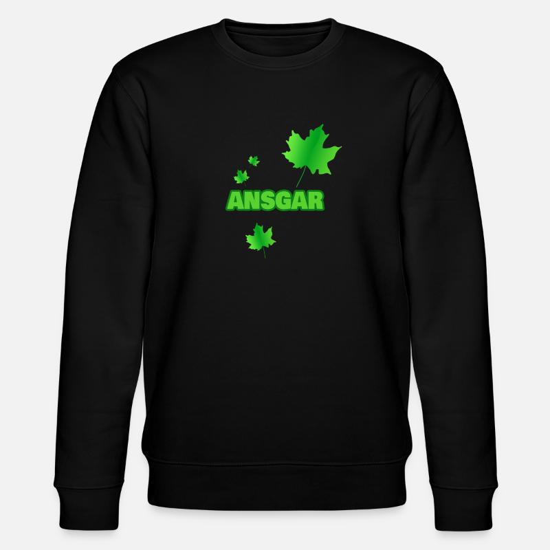 Ansgar - Stanley/Stella Unisex Bio-Sweatshirt CHANGER  - Schwarz