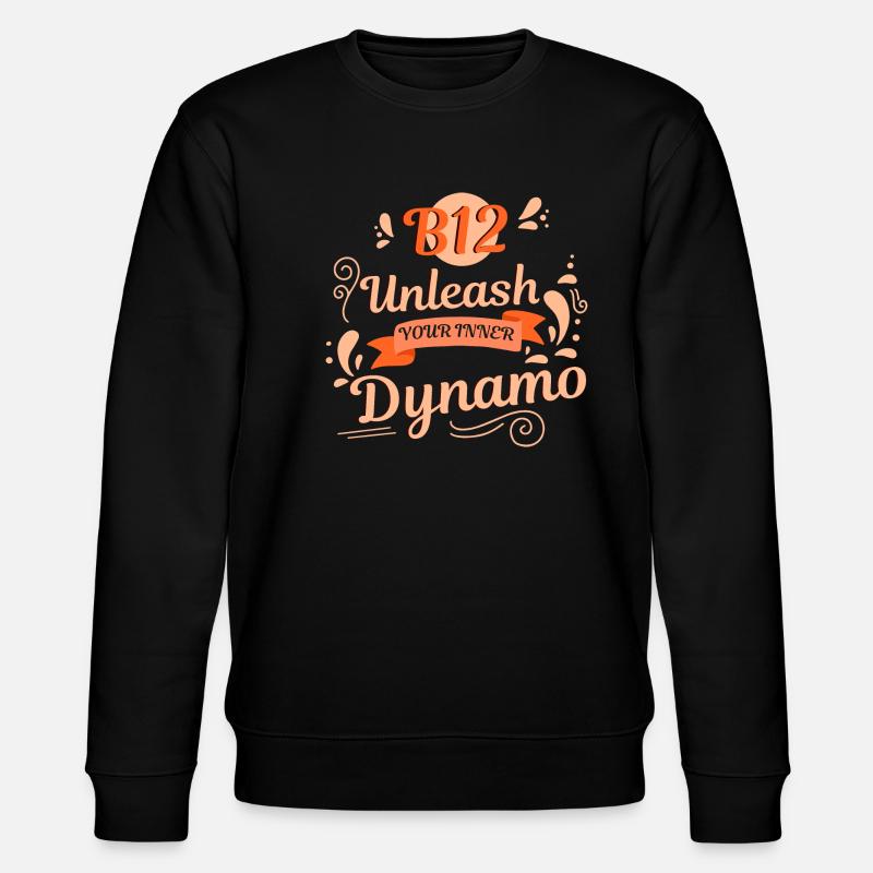 B12 Unleash Your Inner Power - Stanley/Stella CHANGER Unisex Organic Sweatshirt - black