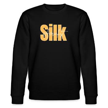 Silk Aerialist - Stanley/Stella CHANGER Unisex Organic Sweatshirt - black - Front - Nik (191cm) & Marisol (170cm)