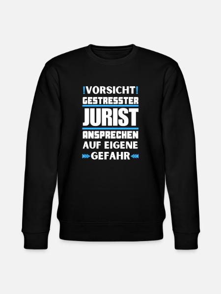 Gestresster Jurist nicht ansprechen! - Stanley/Stella Unisex Bio-Sweatshirt CHANGER - Schwarz