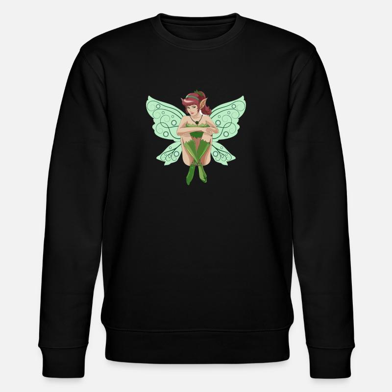 fairy - Stanley/Stella CHANGER Unisex Organic Sweatshirt - black