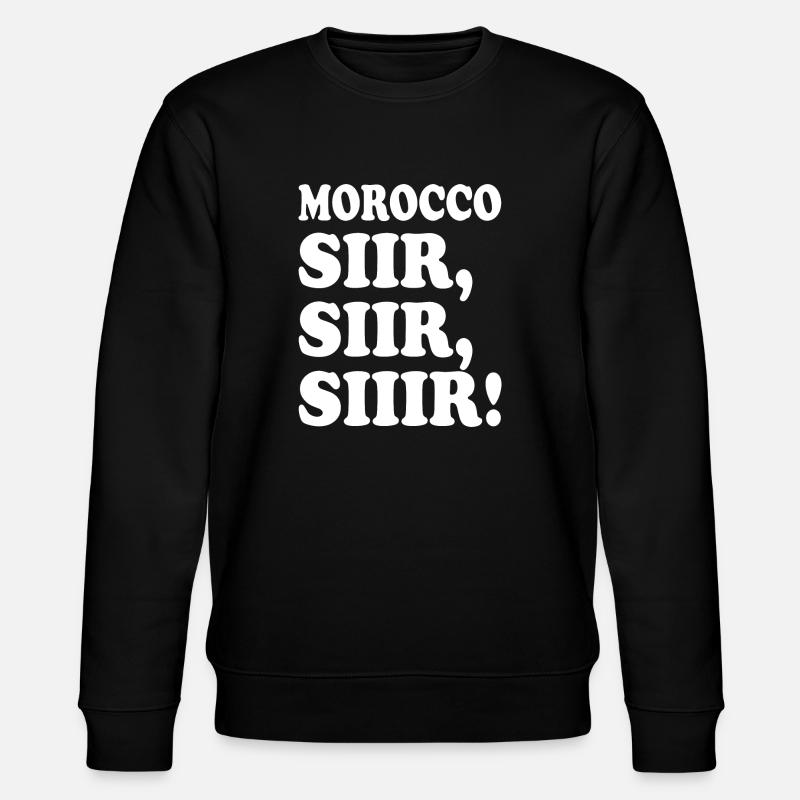 Marokko - Stanley/Stella Unisex Bio-Sweatshirt CHANGER  - Schwarz