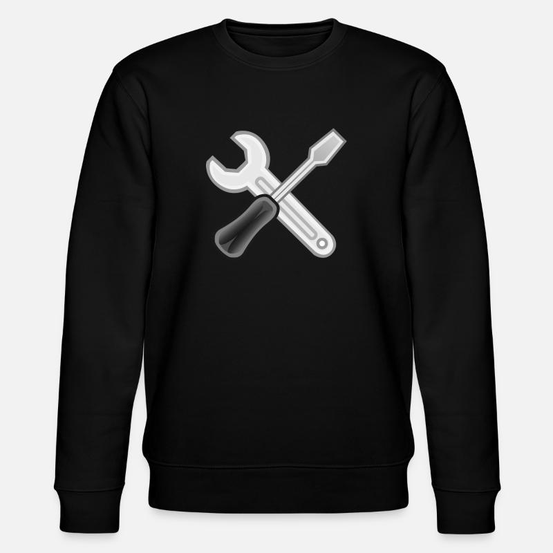 Handwerker - Stanley/Stella Unisex Bio-Sweatshirt CHANGER  - Schwarz