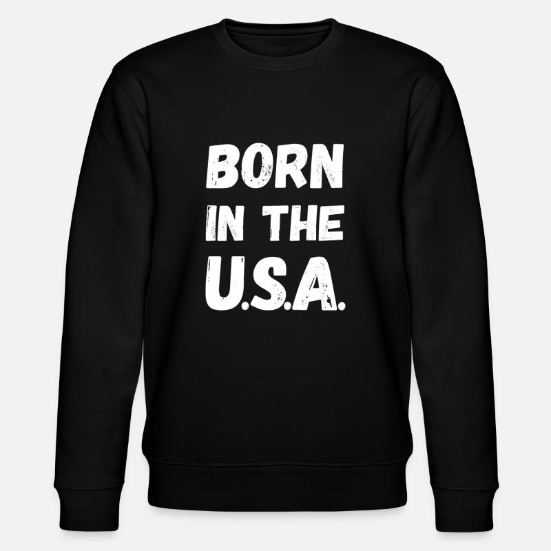 NÉ AUX ETATS-UNIS - Sweat bio CHANGER Stanley/Stella Unisexe - noir