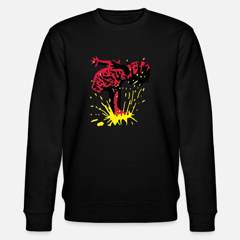 splash - Stanley/Stella Unisex Bio-Sweatshirt CHANGER  - Schwarz