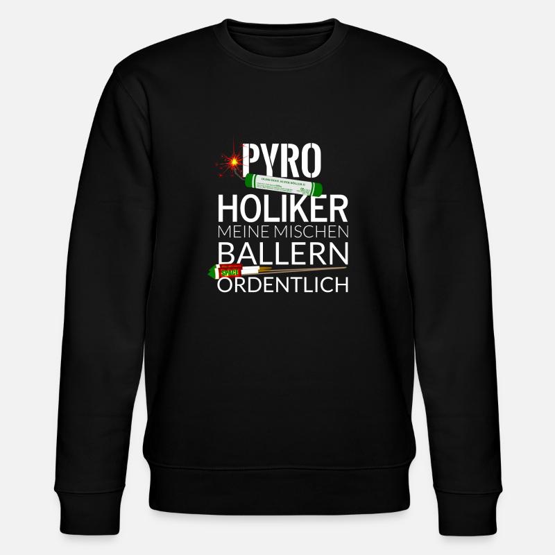Pyroholiker Pyro Feu d'artifice - Sweat bio CHANGER Stanley/Stella Unisexe - noir