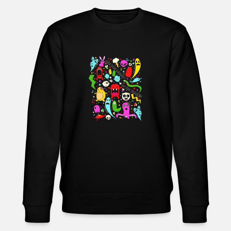 Are you afraid? - Stanley/Stella Unisex Bio-Sweatshirt CHANGER  - Schwarz