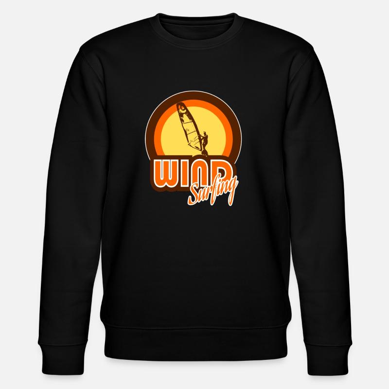 Windsurfer - Sweat bio CHANGER Stanley/Stella Unisexe - noir