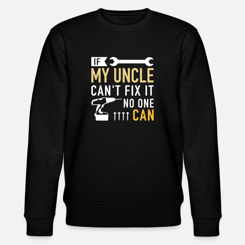 Onkel - Stanley/Stella Unisex Bio-Sweatshirt CHANGER  - Schwarz