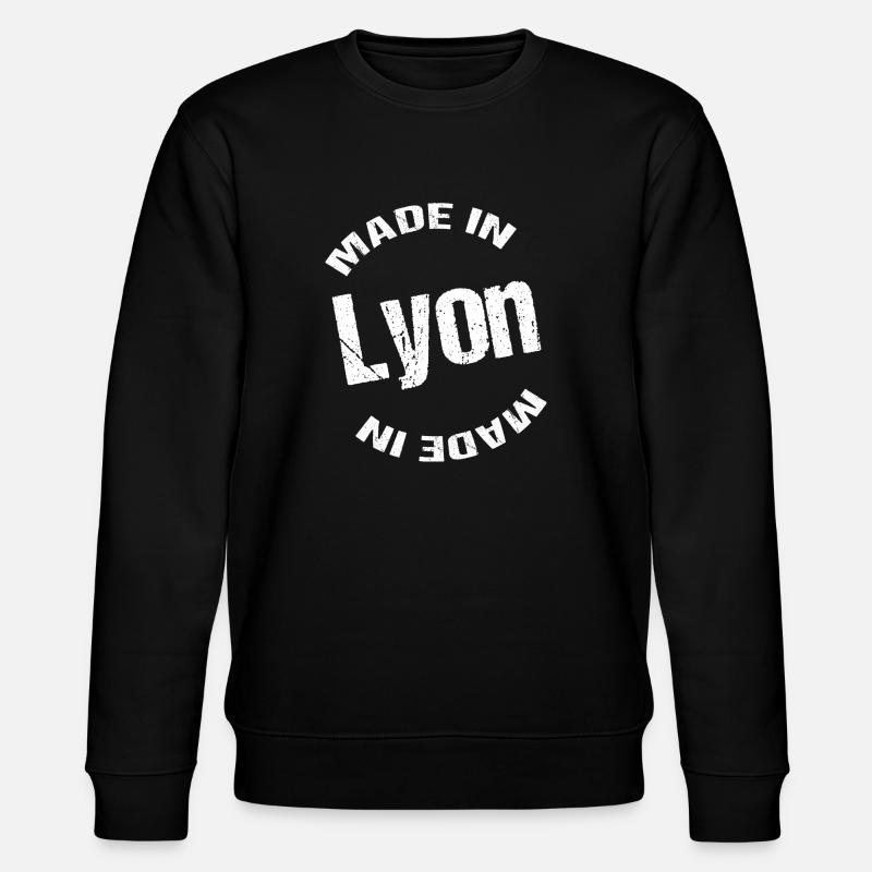 Made In Lyon blanc - Sweat bio CHANGER Stanley/Stella Unisexe - noir