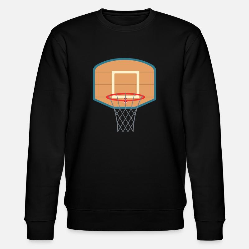 Basketball Korb - Stanley/Stella Unisex Bio-Sweatshirt CHANGER  - Schwarz