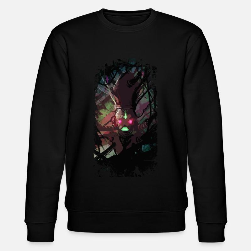 Robot Pope - Street Style - Stanley/Stella Unisex Bio-Sweatshirt CHANGER  - Schwarz