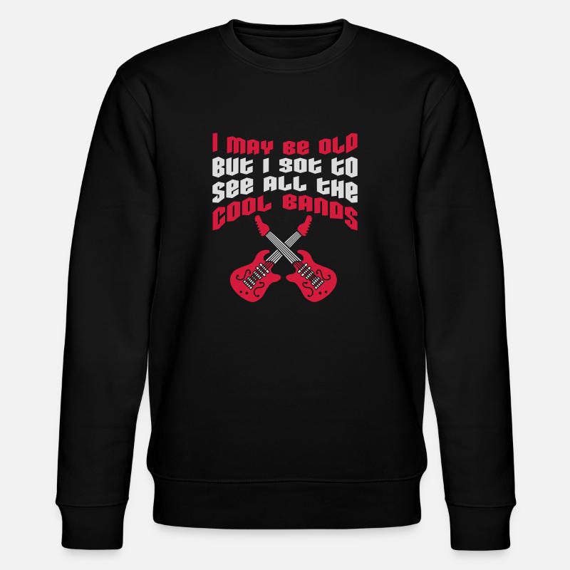 I may be old - Stanley/Stella Unisex Bio-Sweatshirt CHANGER  - Schwarz